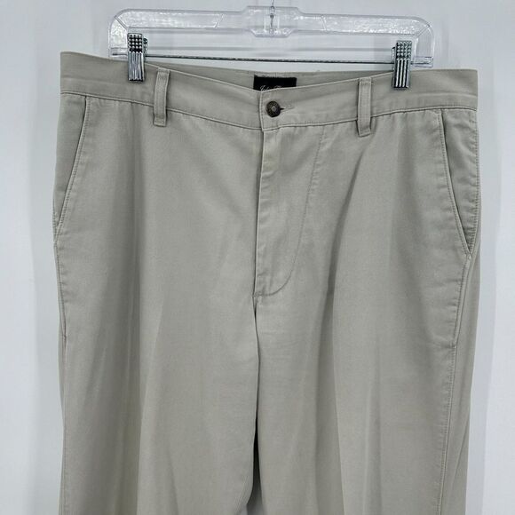 INDIGO PALMS Men's Light Stone Gray Straight Leg Dress Pants Size 34 x 34 - Picture 3 of 7
